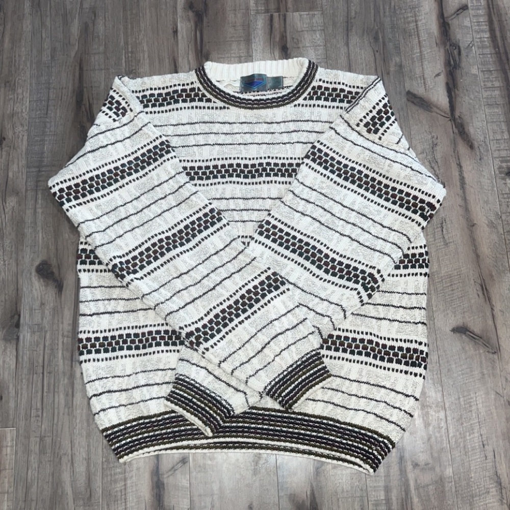 Oversized vintage grandpa sweater